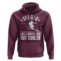 Funny Skiing Father's Day Hoodie Ski Dad Like A Normal Dad But Cooler