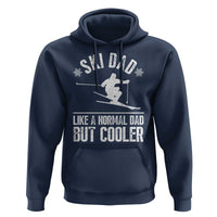 Funny Skiing Father's Day Hoodie Ski Dad Like A Normal Dad But Cooler