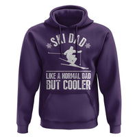Funny Skiing Father's Day Hoodie Ski Dad Like A Normal Dad But Cooler