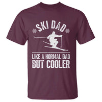 Funny Skiing Father's Day T Shirt Ski Dad Like A Normal Dad But Cooler - Wonder Print Shop