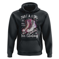 Figure Ice Skater Hoodie Just A Girl Who Loves Ice Skating