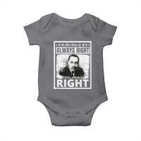 The Time Is Always Right To Do What Is Right Baby Onesie Martin Luther King MLK Jr. Quote