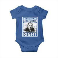 The Time Is Always Right To Do What Is Right Baby Onesie Martin Luther King MLK Jr. Quote