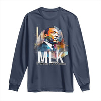 MLK I Have A Dream Long Sleeve Shirt Martin Luther King Portrait Black History Month
