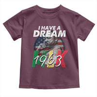 I Have A Dream Martin Luther King MLK 1963 Toddler T Shirt Black History Month