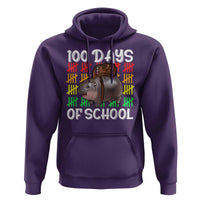 Funny Moo Deng 100 Days Of School Hoodie