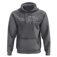 Created With A Purpose Hoodie Christian Faith Cross
