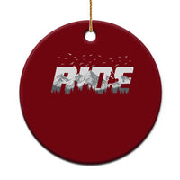 Snowmobile Ride Motor Sled Racing Winter Mountain Sports Fan Ceramic Ornament - Wonder Print Shop