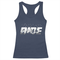Snowmobile Ride Motor Sled Racing Winter Mountain Sports Fan Racerback Tank Top - Wonder Print Shop