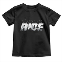 Snowmobile Ride Motor Sled Racing Winter Mountain Sports Fan Toddler T Shirt - Wonder Print Shop