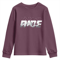 Snowmobile Ride Motor Sled Racing Winter Mountain Sports Fan Youth Sweatshirt - Wonder Print Shop