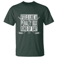 Funny Feels Like A Penalty Box Kind Of Day T Shirt Ice Hockey Lover - Wonder Print Shop