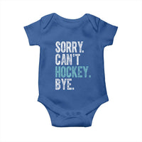 Funny Sorry Cant Hockey Bye Baby Onesie Ice Hockey Player - Wonder Print Shop