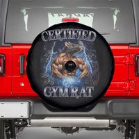 Funny Certified Gym Rat Spare Tire Cover Fitness Bodybuilding Gym Lovers Meme - Wonder Print Shop