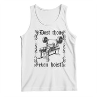 Funny Gym Meme Dost Thou Even Hoist Tank Top Medieval Knight Weight Lifting Workout - Wonder Print Shop