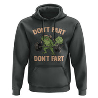 Gym Frog Hoodie Dont Fart Workout Weights Squat Humor - Wonder Print Shop