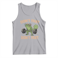 Gym Frog Tank Top Dont Fart Workout Weights Squat Humor - Wonder Print Shop