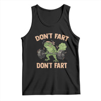 Gym Frog Tank Top Dont Fart Workout Weights Squat Humor - Wonder Print Shop