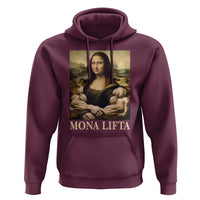 Funny Mona Lifta Muscle Mona Lisa Bodybuilding Fitness Gym Lover Hoodie - Wonder Print Shop