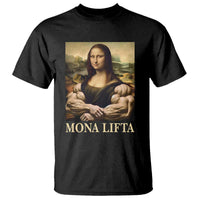 Funny Mona Lifta Muscle Mona Lisa Bodybuilding Fitness Gym Lover T Shirt - Wonder Print Shop