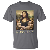 Funny Mona Lifta Muscle Mona Lisa Bodybuilding Fitness Gym Lover T Shirt - Wonder Print Shop