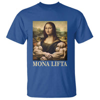 Funny Mona Lifta Muscle Mona Lisa Bodybuilding Fitness Gym Lover T Shirt - Wonder Print Shop