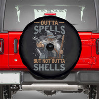 Outta Spells But Not Outta Shells Spare Tire Cover Funny Fantasy Meme - Wonder Print Shop