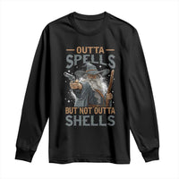 Outta Spells But Not Outta Shells Long Sleeve Shirt Funny Fantasy Meme - Wonder Print Shop