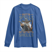 Outta Spells But Not Outta Shells Long Sleeve Shirt Funny Fantasy Meme - Wonder Print Shop