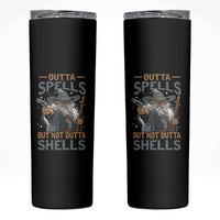 Outta Spells But Not Outta Shells Skinny Tumbler Funny Fantasy Meme - Wonder Print Shop
