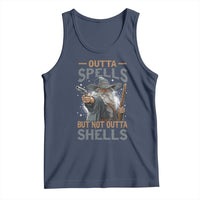 Outta Spells But Not Outta Shells Tank Top Funny Fantasy Meme - Wonder Print Shop