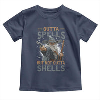 Outta Spells But Not Outta Shells Toddler T Shirt Funny Fantasy Meme - Wonder Print Shop