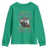 Outta Spells But Not Outta Shells Youth Sweatshirt Funny Fantasy Meme - Wonder Print Shop