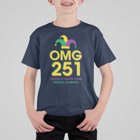 Funny Mardi Gras In Mobile Alabama T Shirt For Kid OMG 251 Original Mardi Gras Jester Hat