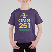 Funny Mardi Gras In Mobile Alabama T Shirt For Kid OMG 251 Original Mardi Gras Jester Hat