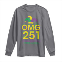 Funny Mardi Gras In Mobile Alabama Long Sleeve Shirt OMG 251 Original Mardi Gras Jester Hat