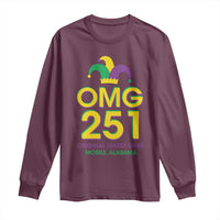 Funny Mardi Gras In Mobile Alabama Long Sleeve Shirt OMG 251 Original Mardi Gras Jester Hat
