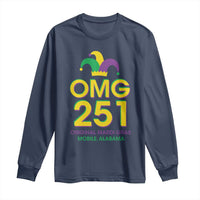 Funny Mardi Gras In Mobile Alabama Long Sleeve Shirt OMG 251 Original Mardi Gras Jester Hat