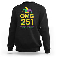 Funny Mardi Gras In Mobile Alabama Sweatshirt OMG 251 Original Mardi Gras Jester Hat