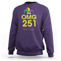 Funny Mardi Gras In Mobile Alabama Sweatshirt OMG 251 Original Mardi Gras Jester Hat