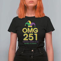 Funny Mardi Gras In Mobile Alabama T Shirt For Women OMG 251 Original Mardi Gras Jester Hat