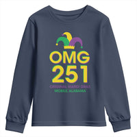 Funny Mardi Gras In Mobile Alabama Youth Sweatshirt OMG 251 Original Mardi Gras Jester Hat