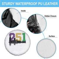 Funny Mardi Gras Mobile Alabama Spare Tire Cover 251 Skyline Area Code Glitter Print