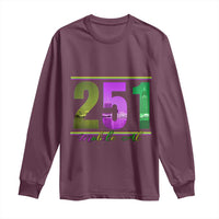 Funny Mardi Gras In Mobile Alabama 251 Long Sleeve Shirt Skyline Area Code