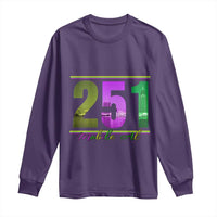 Funny Mardi Gras In Mobile Alabama 251 Long Sleeve Shirt Skyline Area Code