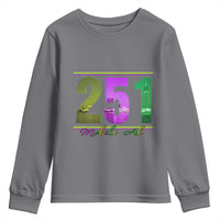 Funny Mardi Gras In Mobile Alabama 251 Youth Sweatshirt Skyline Area Code