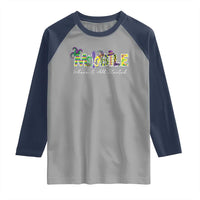 Funny Mardi Gras In Mobile Alabama Raglan Shirt Mobile Where It All Started Jester Hat Fleur De Lis