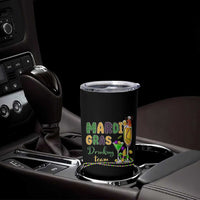Funny Mardi Gras Drinking Team Tumbler Cup Cocktails Wine Crawfish Beads Glitter Print - Wonder Print Shop