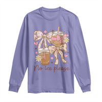 No Ice Please Long Sleeve Shirt Funny Coffee Lover Pro Immigration Political