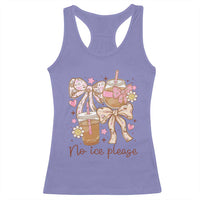 No Ice Please Racerback Tank Top Funny Coffee Lover Pro Immigration Political